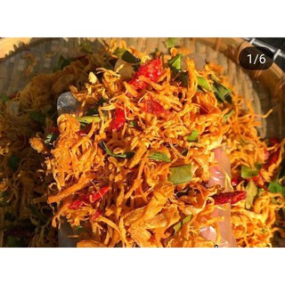 cơm cháy khô gà