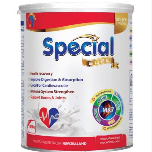 Sữa Special sure lon 900g dành cho người cần phục hồi sau mổ,ốm dậy