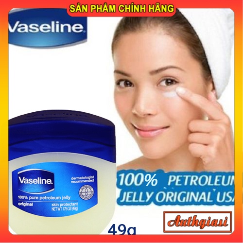 Sáp dưỡng ẩm Vaseline 100% Pure Petroleum Jelly Original Mỹ 50ml