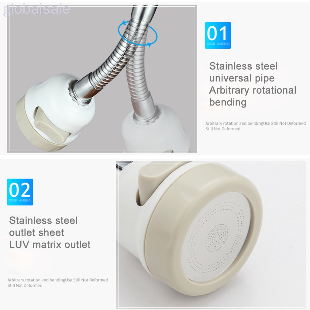 Đầu Nối Dài Vòi Nước Chống Văng Tiết Kiệm Nước Thông Dụng Cho Nhà Bếp