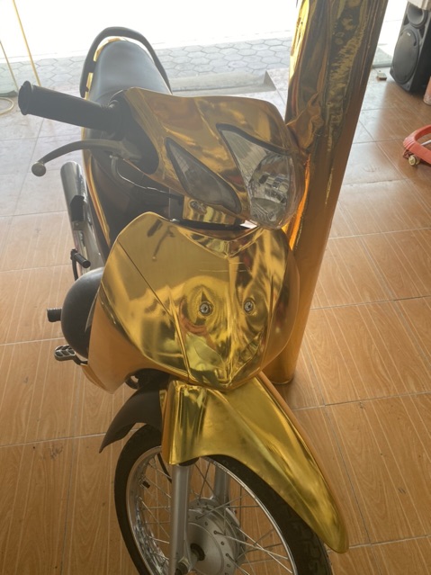 100cm Decal vàng gold chống trầy xước dán ô tô,xe máy và các loại vật dụng