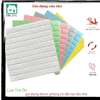 Xốp Dán Tường 3D , xốp dán tường giá rẻ Hàng Có Sẵn  Dày 3mm
