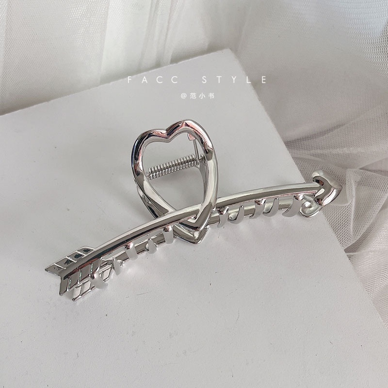 Kẹp tóc thời trang hình trái tim nhiều kiểu làm từ kim loại phong cách Hàn trẻ trung dành thích hợp cho nữ