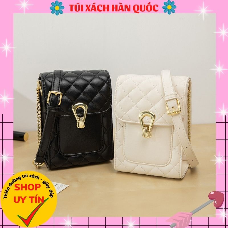 Túi Xách Nữ Xinh Đeo Chéo Đeo Vai Túi Đựng Điện Thoại Trần Trám Hàn Quốc 259