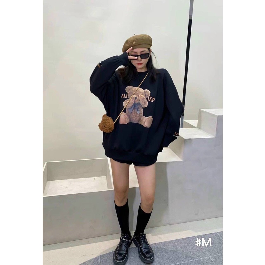 ÁO SWEATER GẤU 🍂☁️ Những chiếc áo sweater mang lại sự năng động nhưng không kém phần thời trang cá tính Hàng qc đẹp xịn