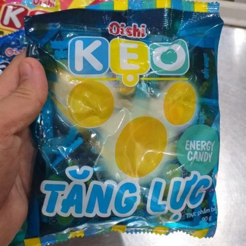 Kẹo Oishi gói 90g nhiều vị