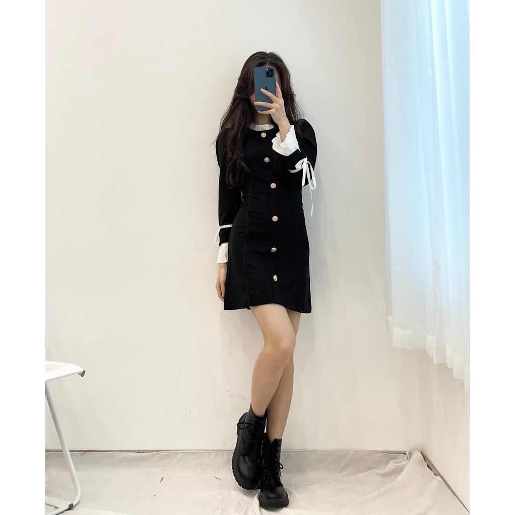 (FREESHIP) Đầm tiểu thư quảng châu cao cấp Ulzzang