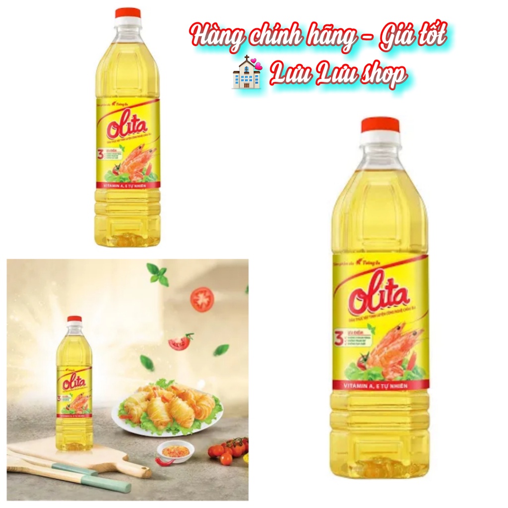 Dầu ăn cao cấp Olita Tường An chai 1l