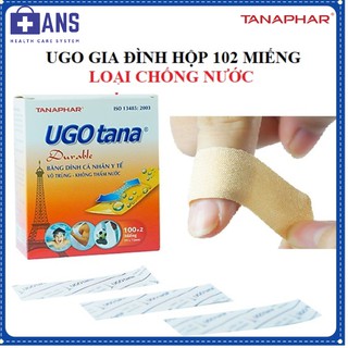 Hộp 102 miếng UGOTANA chống nước- vô trùng tiện dụng
