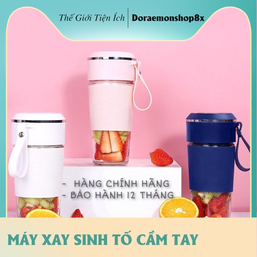 Máy xay sinh tố mini cầm tay đa năng hãng JUICER loại 1 - BH 1 đổi 1 doraemonshop8x