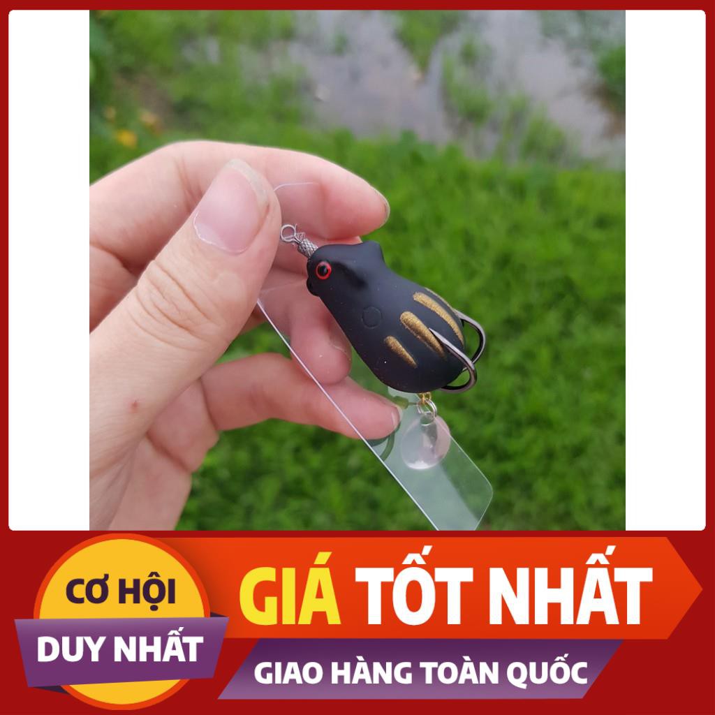 [ Xả Nhanh] Mồi hơi Thái Lan Mini Thunder Frog kèm thìa siêu nhạy cá