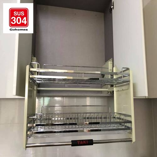 [Chính Hãng] Giá Bát Nâng Hạ INOX 304 (Bảo Hành 10 Năm) | BigBuy360 - bigbuy360.vn