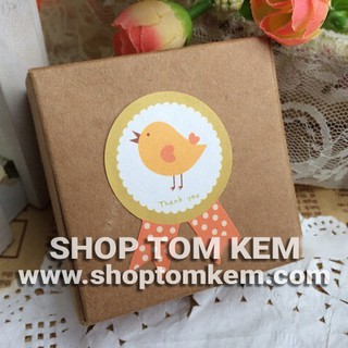 STICKER GÀ CON BẢNG 8 MIẾNG