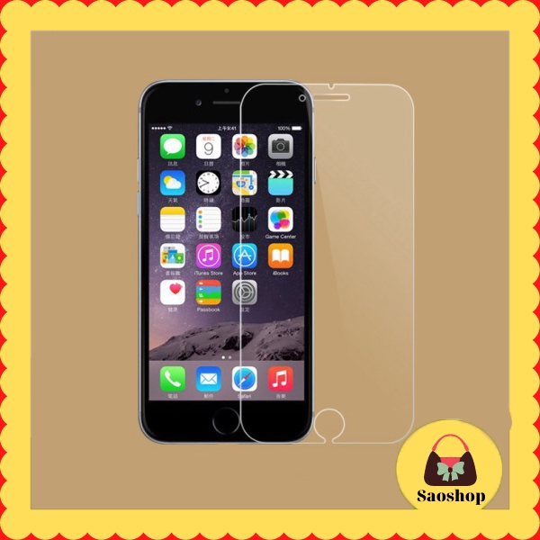 Kính Cường lực 2.5D trong suốt 6/6plus/6s/6s plus/6/7/7plus/8/8plus/x/xs/xs max/11/11 pro/11 promax - Shin Case