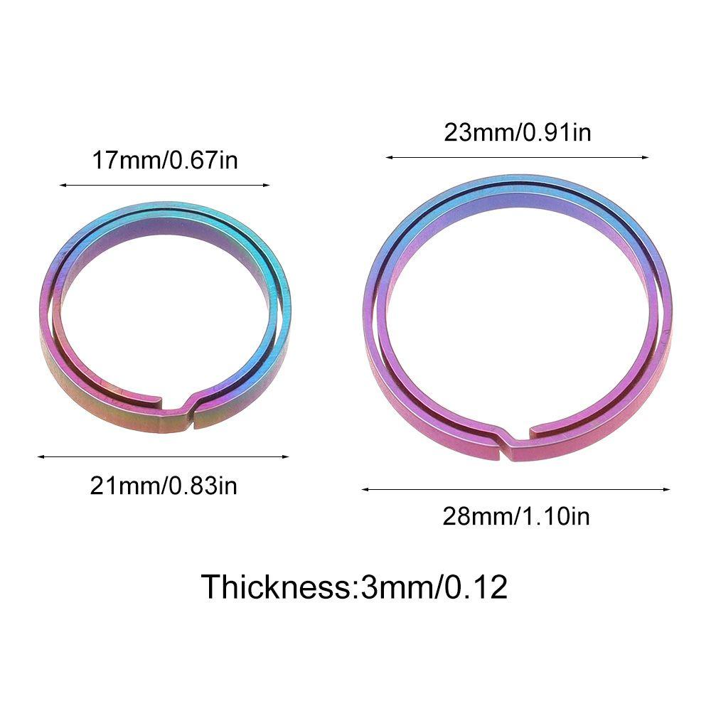 Móc Chìa Khóa EDC Bằng Hợp Kim Titan Tiện Dụng Mang Theo Du Lịch Cắm Trại