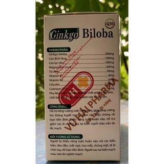 Viên bổ não Ginkgo citicolin .