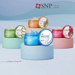 Gel dưỡng ẩm làm dịu da snp intensive soothing gel chiết xuất lô hội tổ yến quả lựu ốc sên gel không nhờn dính