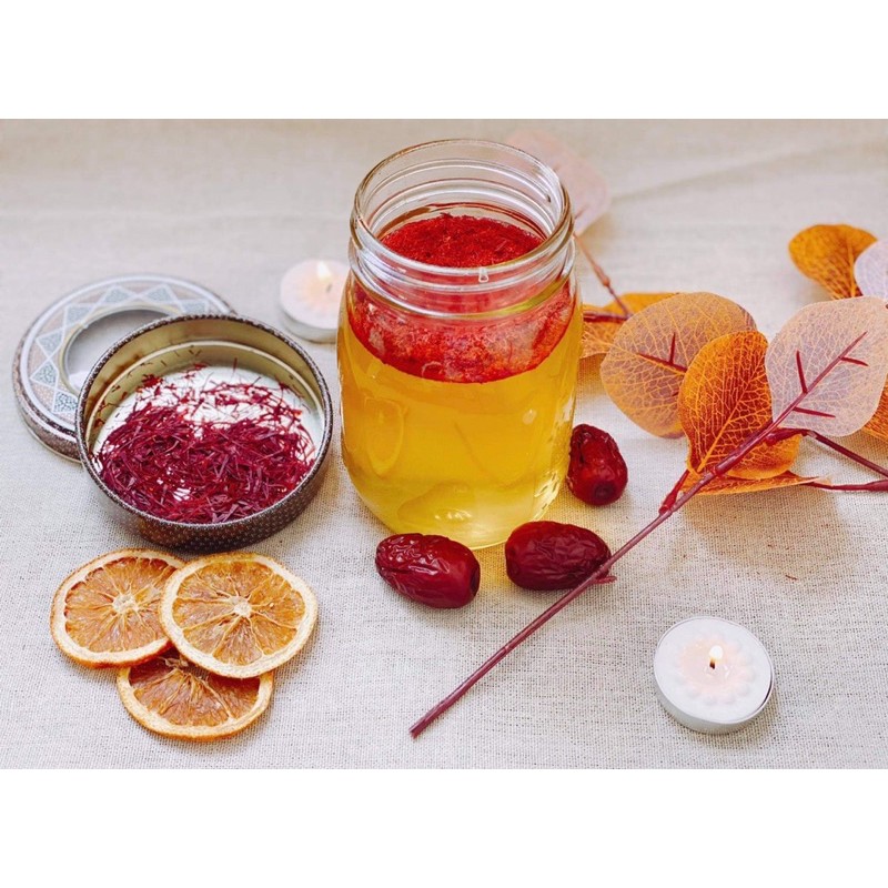 Safron Bahraman Tây á ngâm mật ong ( 3gr :300ml) | BigBuy360 - bigbuy360.vn