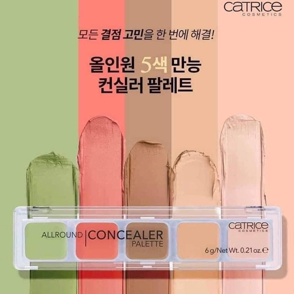 Bảng che khuyết điểm 5 ô CATRICE Allround Concealer Palette