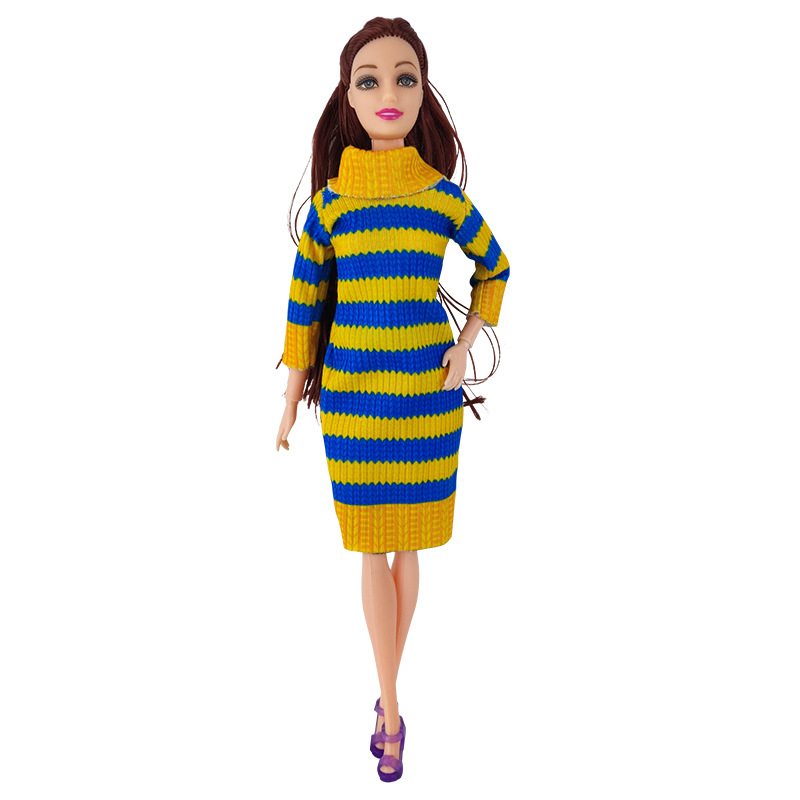 Đầm Mùa Đông Cho Búp Bê Barbie