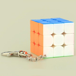 Móc khóa rubik vuông 3x3 độc đáo