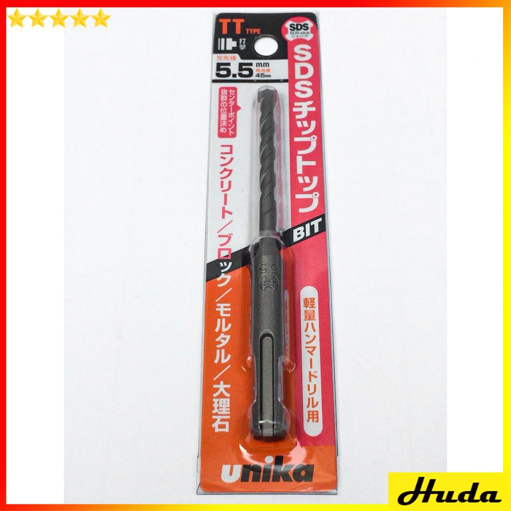 Mũi khoan bê tông UNIKA (Nhật) mã TT chuôi gài SDS-plus