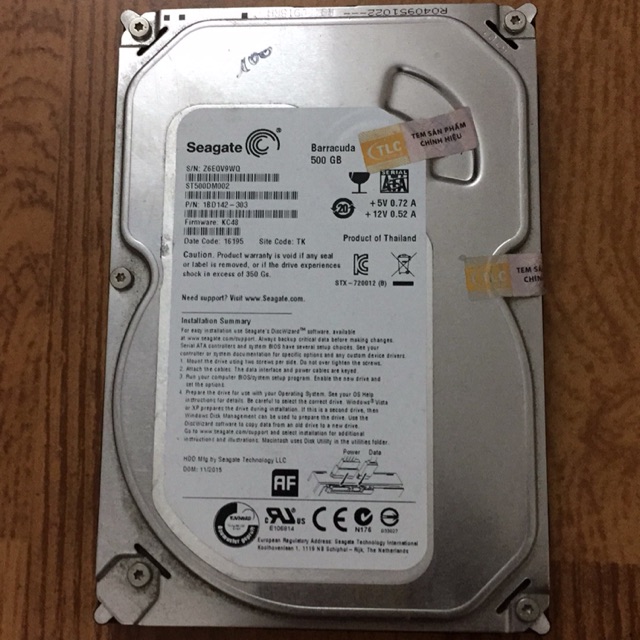 Ổ cứng seagate 500G