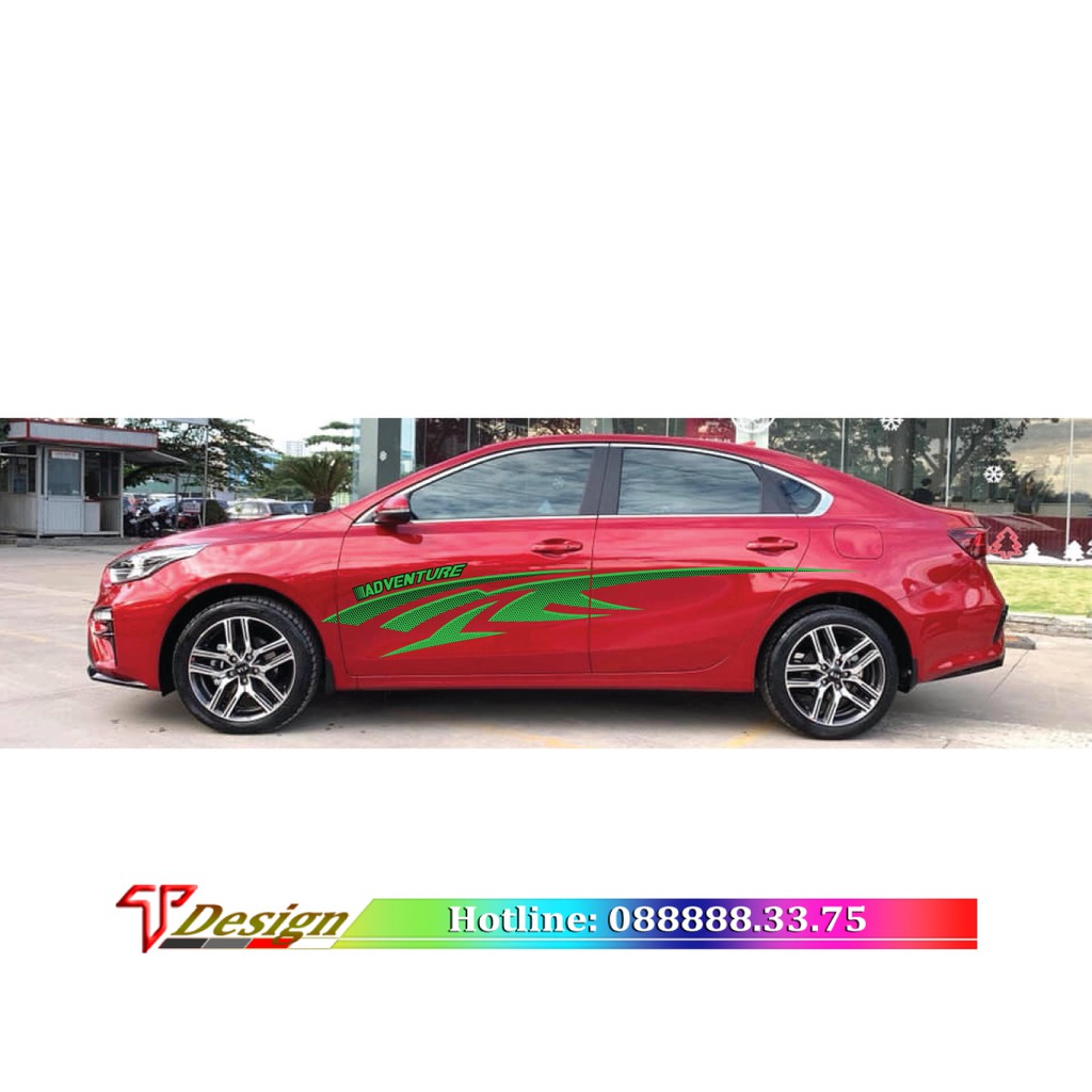 Decal xe thiết kế, tem xe ô tô, tem xe Vinfast, tem xe Honda, tem xe 4 và 7 chỗ, tem cao cấp WRAP37, KT 247x43cm