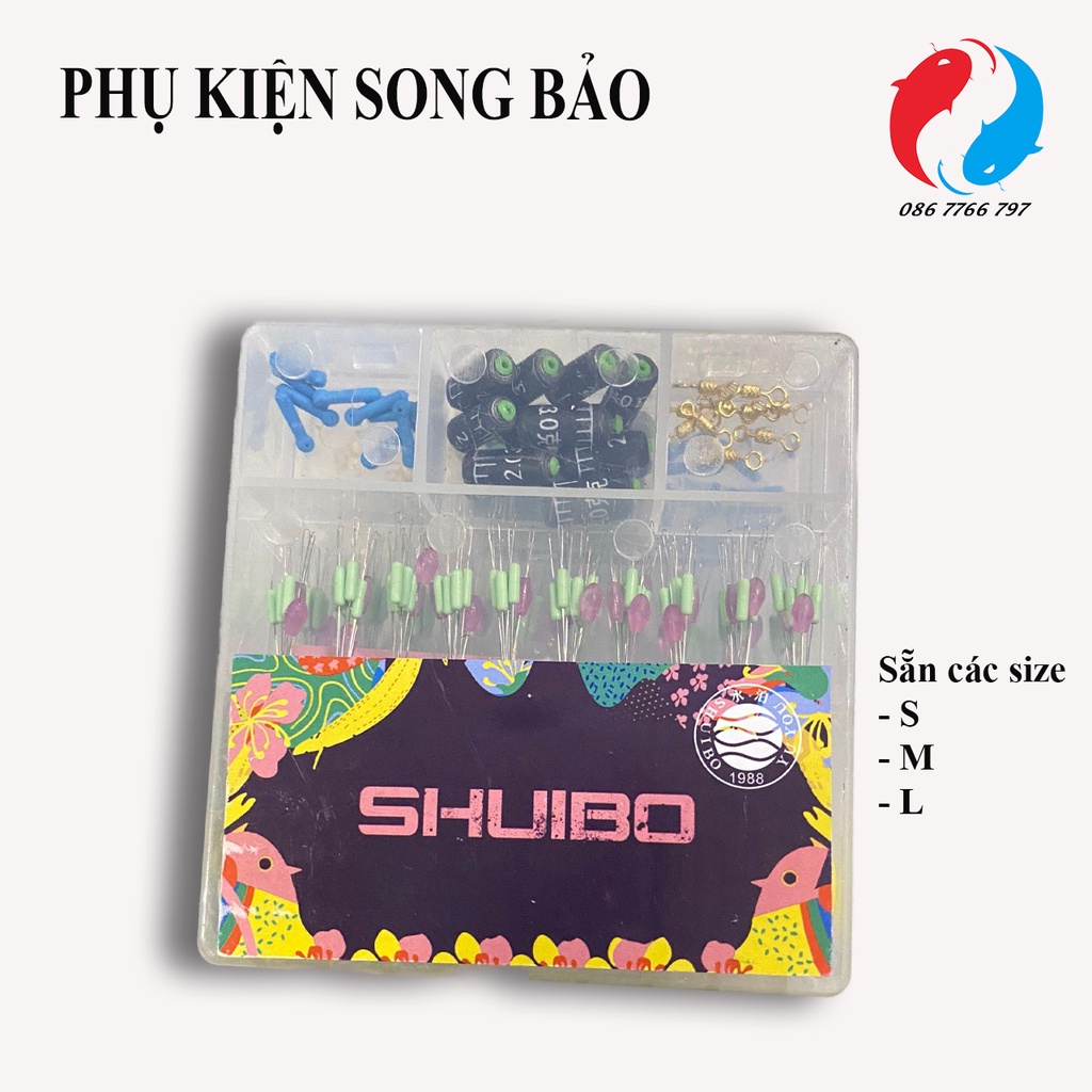 Hộp Phụ Kiện Câu Cá Chính Hãng Song Bảo, Hộp phụ kiện đa năng dùng trong câu đơn câu đài tiện lợi - KhoaHuyen Fishing