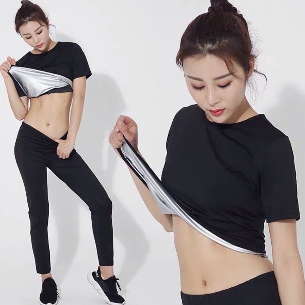 Áo Tập Sinh Nhiệt Đánh Tan Mỡ ,Quần Tập  Sinh Nhiệt Đánh Tan Mỡ Đổ Mồ Hôi Giảm Mỡ Siêu Tốc
