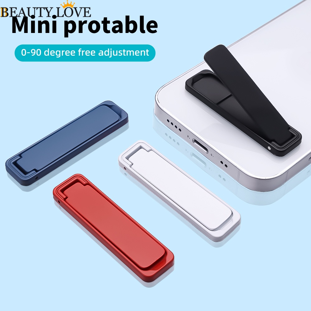 Giá Đỡ Điện Thoại Mini Bằng Kim Loại Gấp Gọn Siêu Mỏng Có Thể Điều Chỉnh Đa Năng