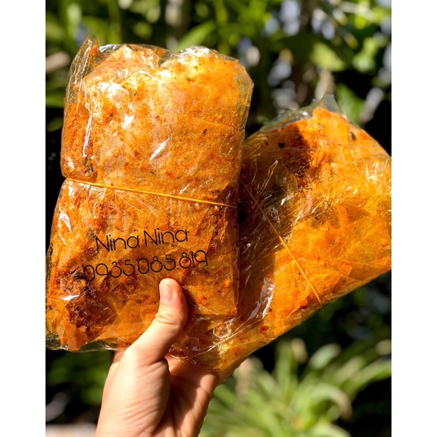 Bánh tráng khô gà