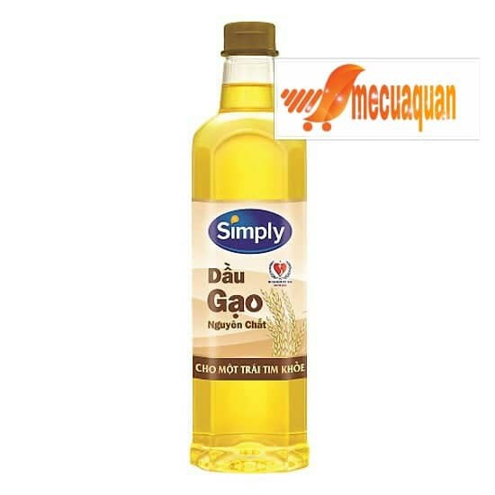 Dầu ăn Simply Gạo nguyên chất 1L