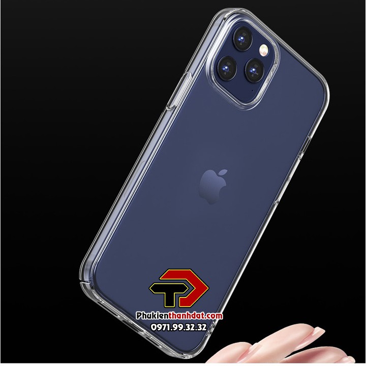 Ốp lưng trong suốt iPhone 12 Pro Max chính hãng Memumi