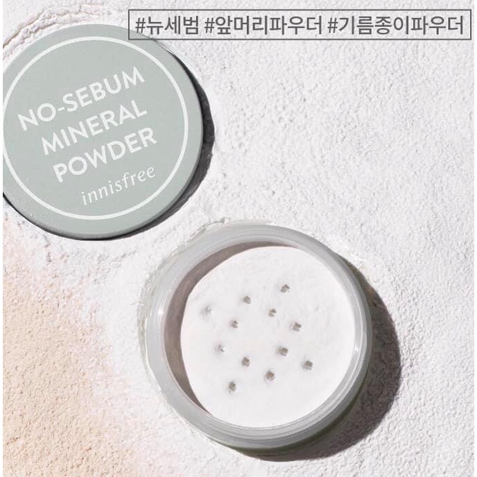 Phấn Phủ Bột Innisfree No Sebum Mineral Powder Hàn Quốc.