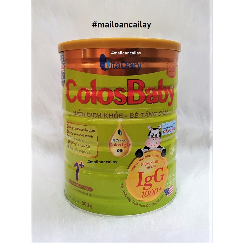 Sữa Non ColosBaBy Gold 800g Số 1+