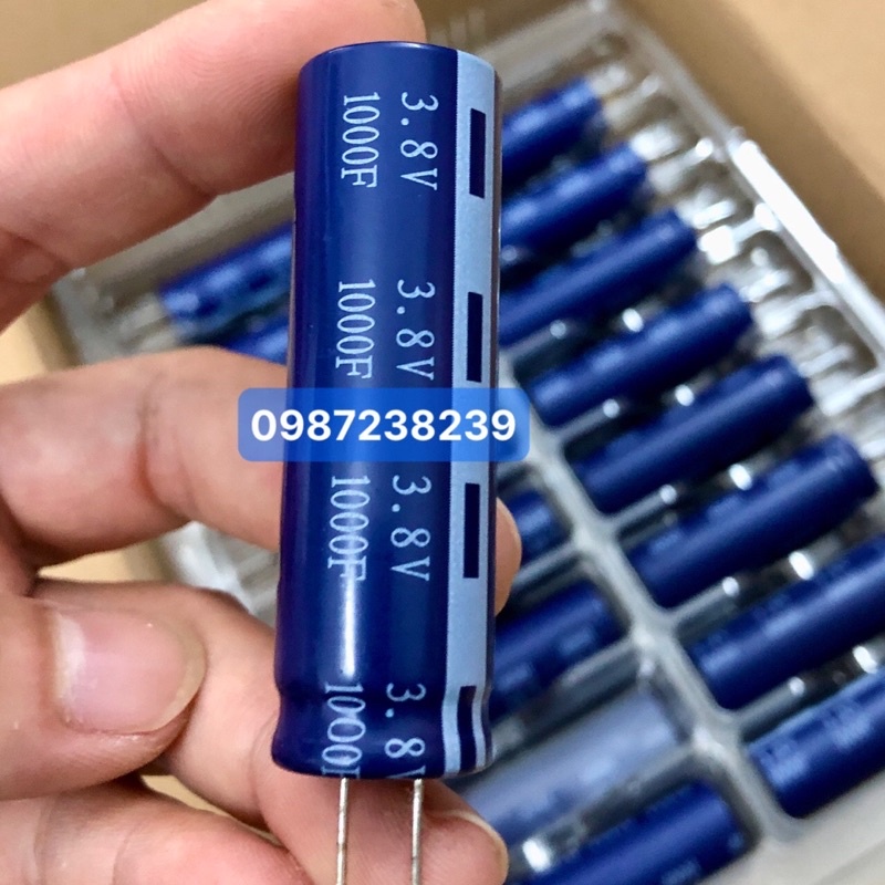 Siêu tụ điện 3.8V 1000F 330mAh size 18*60
