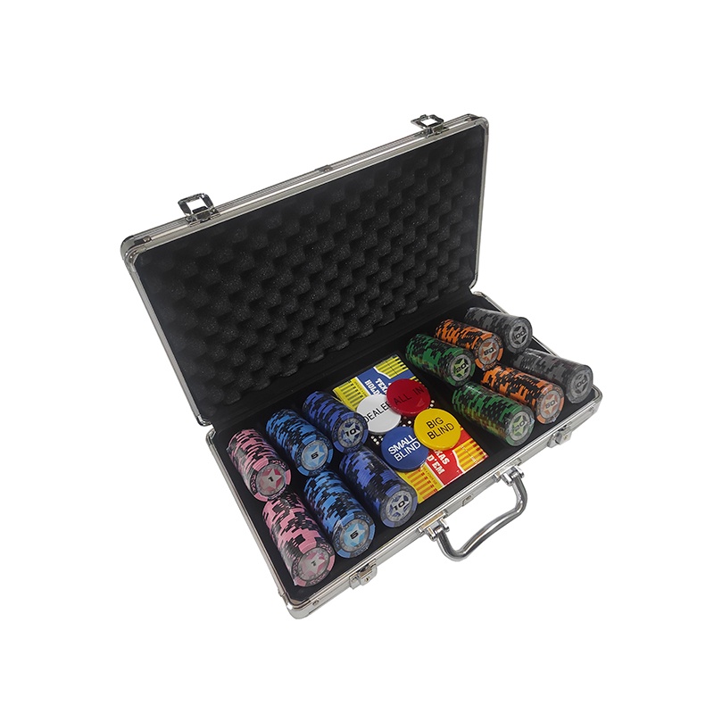 Bộ Phỉnh Chip Poker có mệnh giá Texas Holden Hàng Cao Cấp dòng PK 7