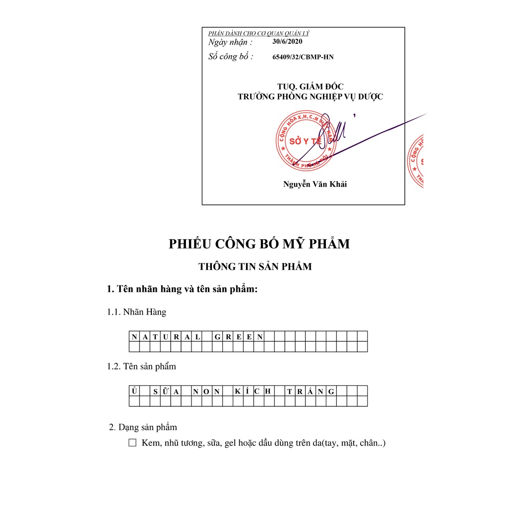 Ủ sữa non kích trắng con bò loại 100ml , ủ sữa kích trắng dùng cho cả face và body