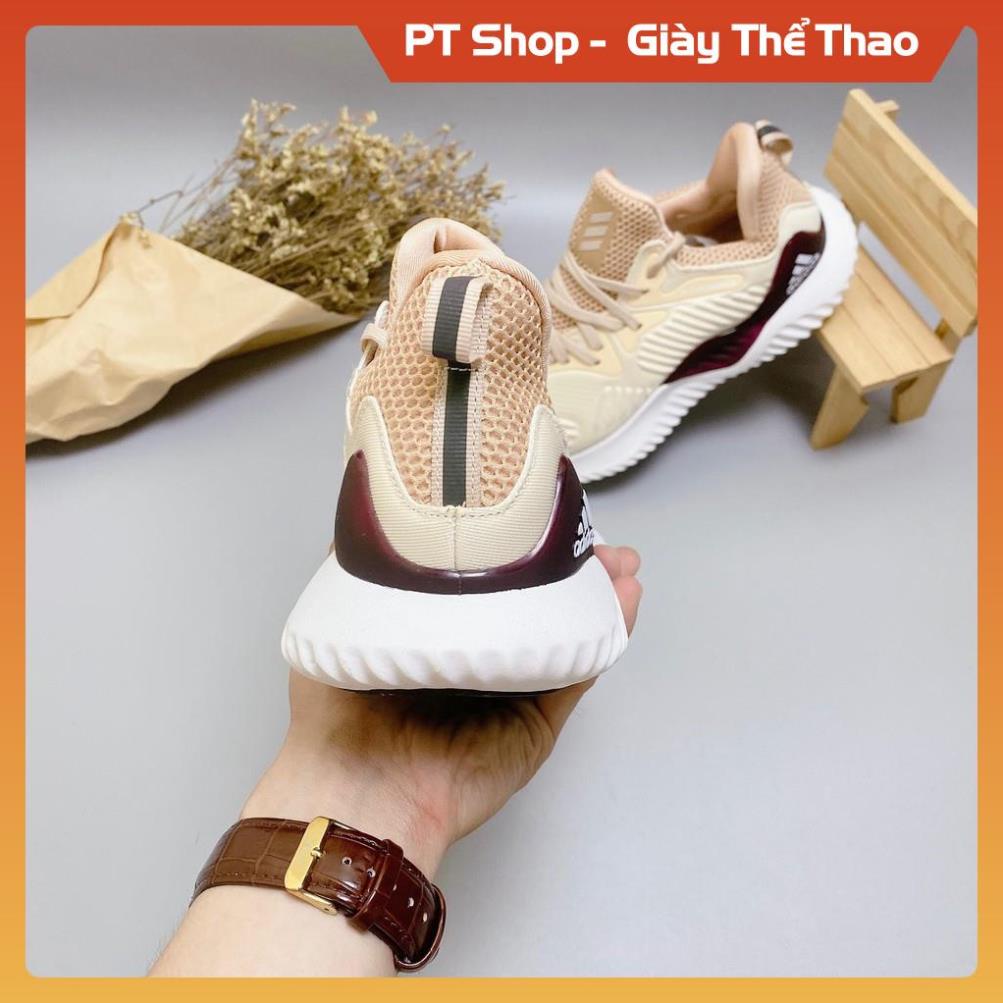 [FreeShip+Giá Hủy Diệt] Giầy Alphabounce xịn sò Full phụ kiện, Giày Sneaker Alphabounce kem sữa , Hót trend