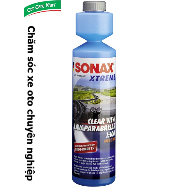 Nước rửa kính lái đậm đặc - Sonax xtreme clear view nanopro