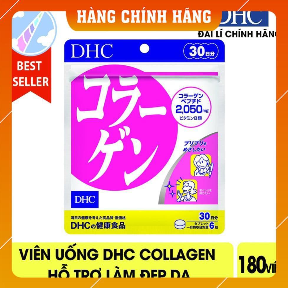 Viên uống bổ xung Collagen làm đẹp da của DHC (30 ngày), thực phẩm bảo vệ sức khỏe DHC Collagen 30 Ngày (180 Viên)