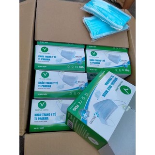 Khẩu trang y tế 4 lớp hộp 50c