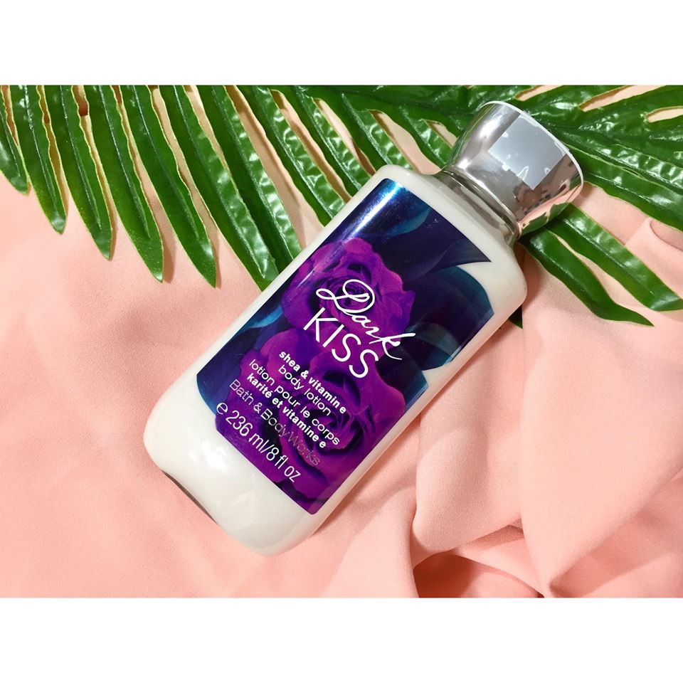 Sữa dưỡng thể toàn thân Bath & Body Works Dark Kiss Shea & Vitamin E Body Lotion #♢larosa♢