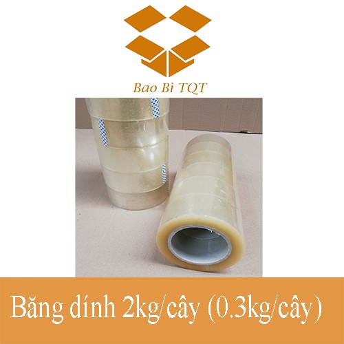 Băng dính loại nhỡ (2kg/cây 6 cuộn)