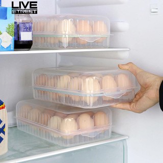 Hộp nhựa bảo quản trứng trong suốt 15 ngăn cho tủ lạnh