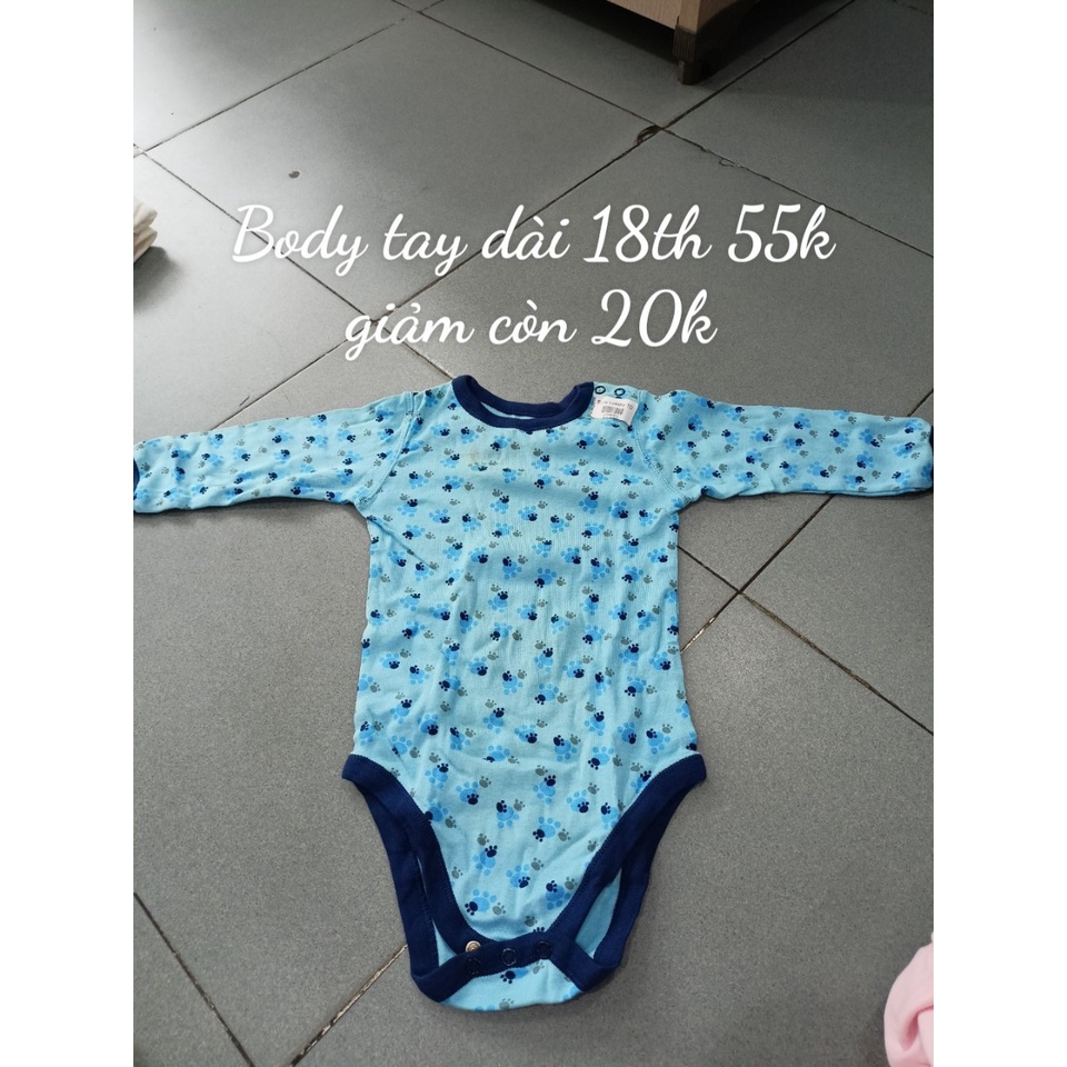 Bodysuit Cho Bé Trai Bé Gái Mẫu Body Chip và quần áo sơ sinh THANH LÝ MỚI 100%