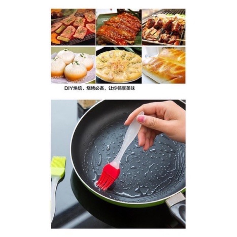 Chổi Silicon Cao Cấp Quét Mặt Bánh, Phết Bơ Dầu