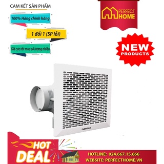 BÃO SALE {Hàng chính hãng} Quạt hút âm trần có ống dẫn Panasonic Nanoco NCV1520-C NCV2020-C