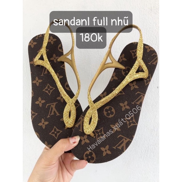 Sandanl - Dép Lv hot đi dạo phố - đi biển